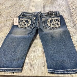 NWT Miss Me Denim Capris